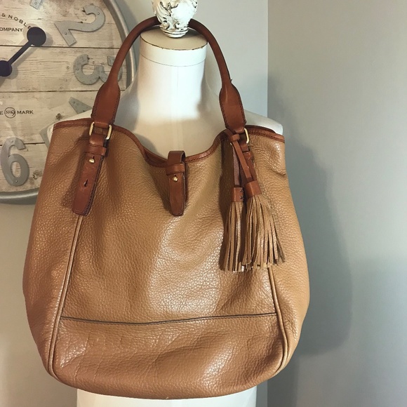 J. Crew Bags J Crew Pebble Leather Large Hobo Bag Poshmark